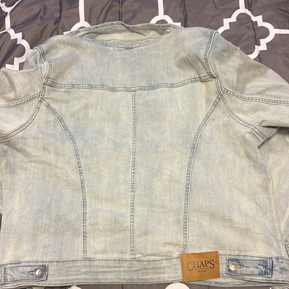 Chaps Jean Button Up Jacket - image 2
